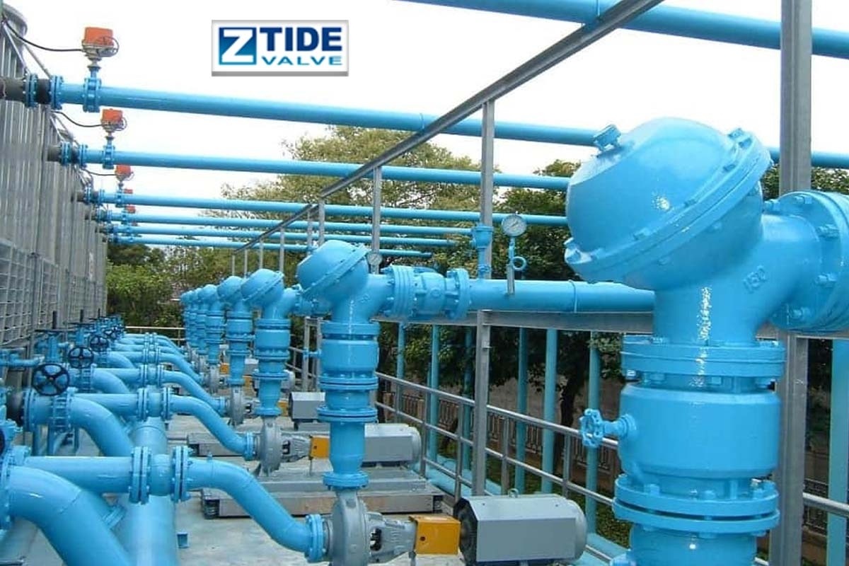 Amortiguador de golpe de ariete tipo L para planta de tratamiento de agua en Taiwán